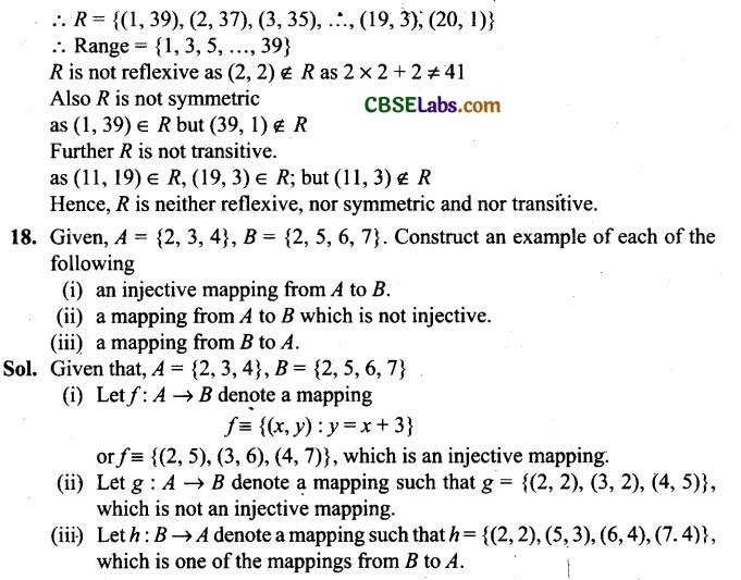 NCERT Exemplar Class 12 Maths Chapter 1 Solutions