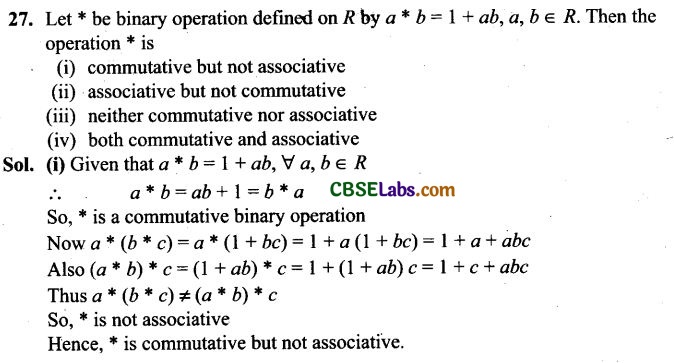 NCERT Exemplar Class 12 Maths Relations And Functions Pdf