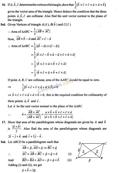 NCERT Exemplar Class 12 Maths Chapter 10 Vector Algebra-13