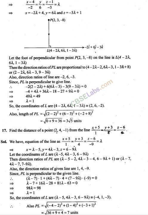 NCERT Exemplar Class 12 Maths Chapter 11 Three Dimensional Geometry-13