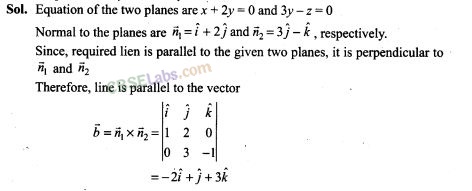 NCERT Exemplar Class 12 Maths Chapter 11 Three Dimensional Geometry-15
