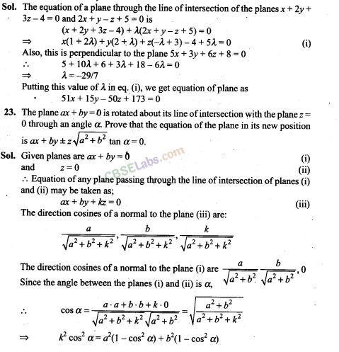 NCERT Exemplar Class 12 Maths Chapter 11 Three Dimensional Geometry-19
