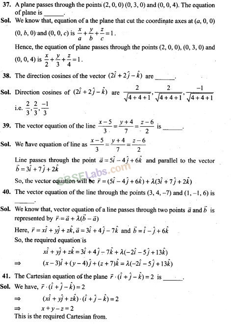 NCERT Exemplar Class 12 Maths Chapter 11 Three Dimensional Geometry-28