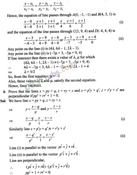 NCERT Exemplar Class 12 Maths Chapter 11 Three Dimensional Geometry-3
