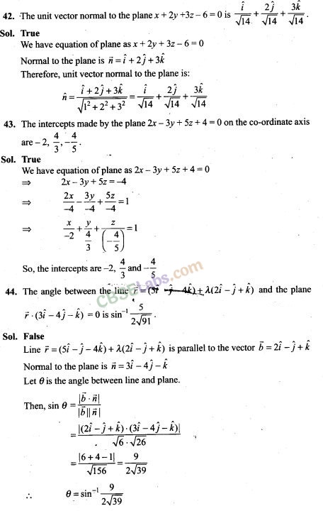 NCERT Exemplar Class 12 Maths Chapter 11 Three Dimensional Geometry-29