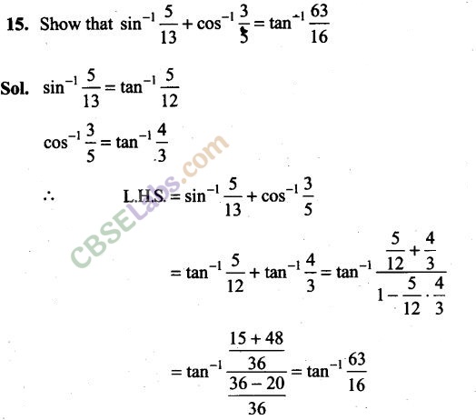 Maths NCERT Exemplar Solutions Class 12