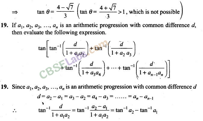 NCERT Exemplar Class 12 Maths Chapter 2 Inverse Trigonometric Functions-2