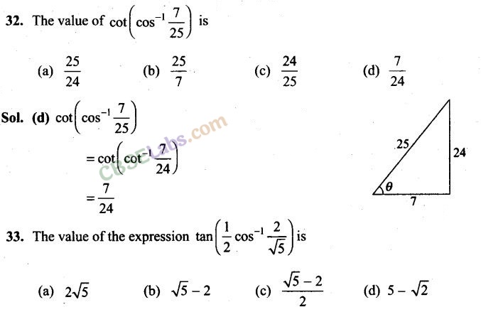 NCERT Exemplar Class 12 Maths Chapter 2 Inverse Trigonometric Functions-11
