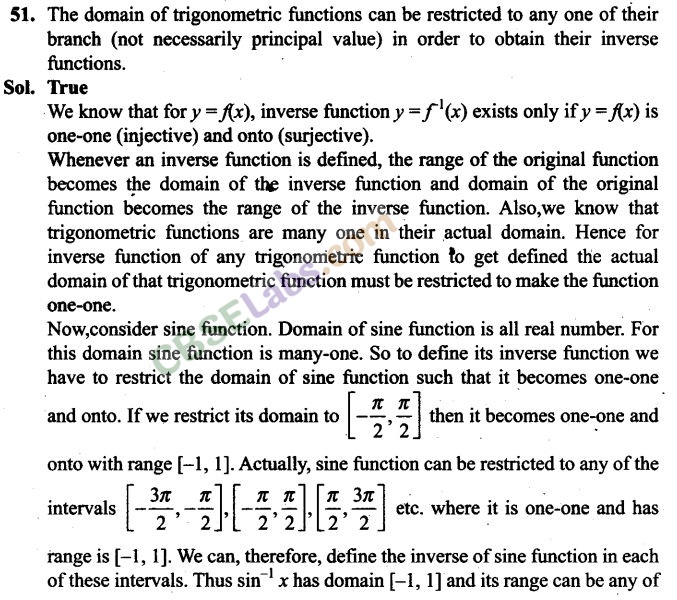 NCERT Exemplar Class 12 Maths Chapter 2 Inverse Trigonometric Functions-24