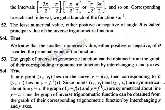 NCERT Exemplar Class 12 Maths Chapter 2 Inverse Trigonometric Functions-25
