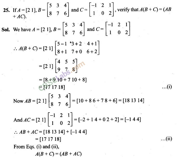 NCERT Exemplar Class 12 Maths Chapter 3 Matrices-6