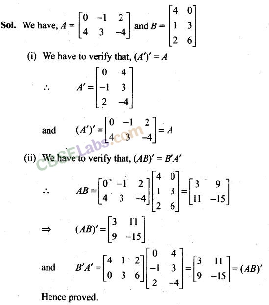 NCERT Exemplar Class 12 Maths Chapter 3 Matrices-9