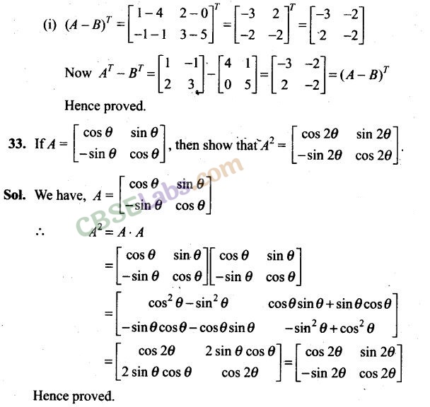 NCERT Exemplar Class 12 Maths Chapter 3 Matrices-18