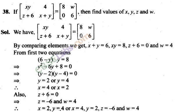 NCERT Exemplar Class 12 Maths Chapter 3 Matrices-23