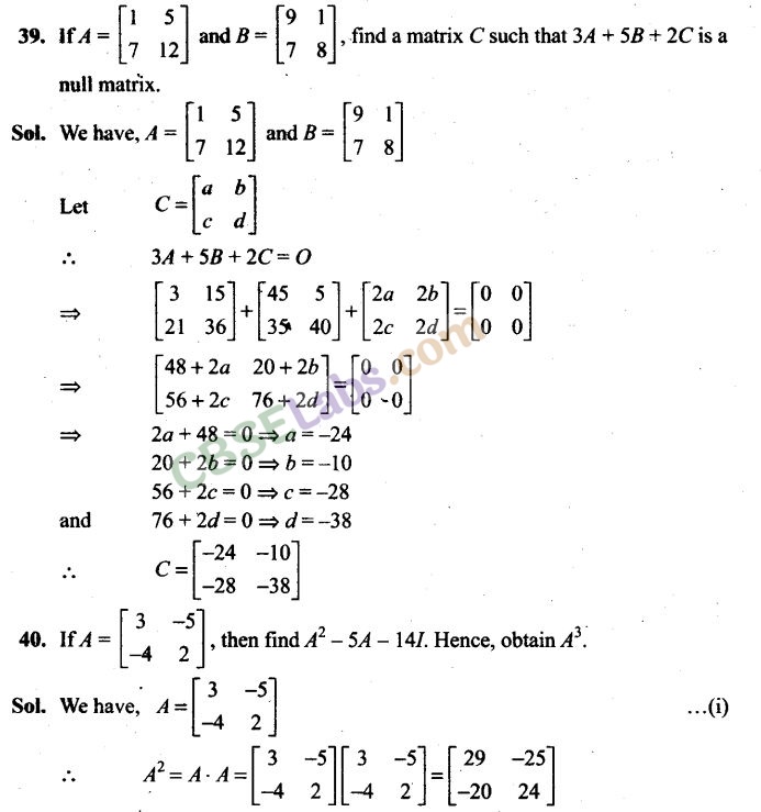 NCERT Exemplar Class 12 Maths Chapter 3 Matrices-24