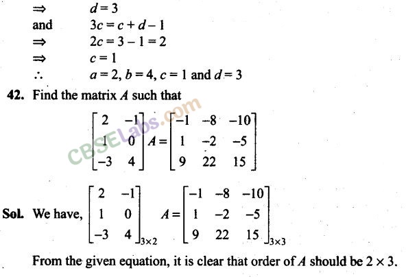 NCERT Exemplar Class 12 Maths Chapter 3 Matrices-26