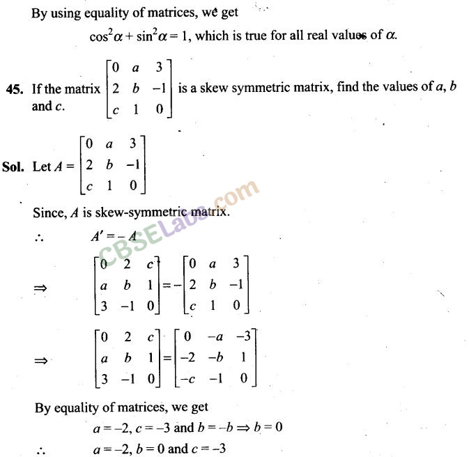 NCERT Exemplar Class 12 Maths Chapter 3 Matrices-29