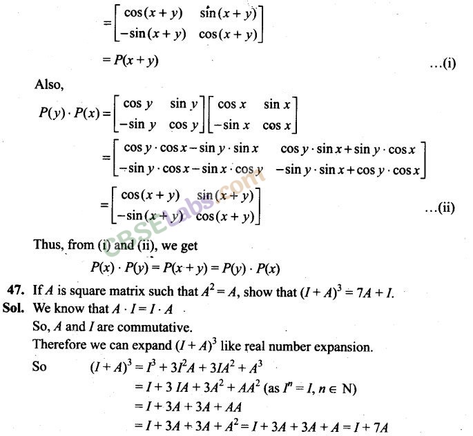 NCERT Exemplar Class 12 Maths Chapter 3 Matrices-31