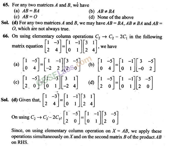 NCERT Exemplar Class 12 Maths Chapter 3 Matrices-52