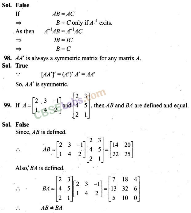 NCERT Exemplar Class 12 Maths Chapter 3 Matrices-60