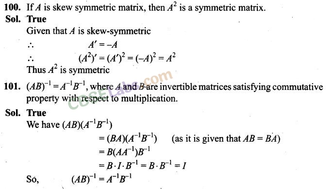 NCERT Exemplar Class 12 Maths Chapter 3 Matrices-61