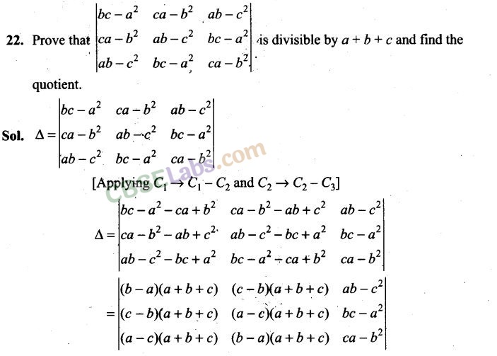 NCERT Exemplar Class 12 Maths Chapter 4 Determinants-5