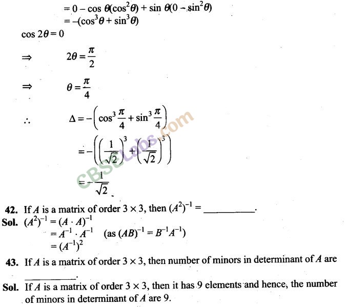 NCERT Exemplar Class 12 Maths Chapter 4 Determinants-24