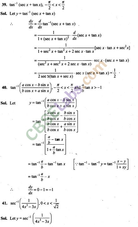 NCERT Exemplar Class 12 Maths Continuity And Differentiability