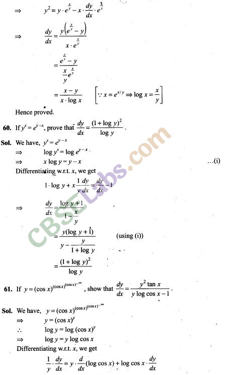 NCERT Exemplar Class 12 Maths Chapter 5 Continuity and Differentiability-1
