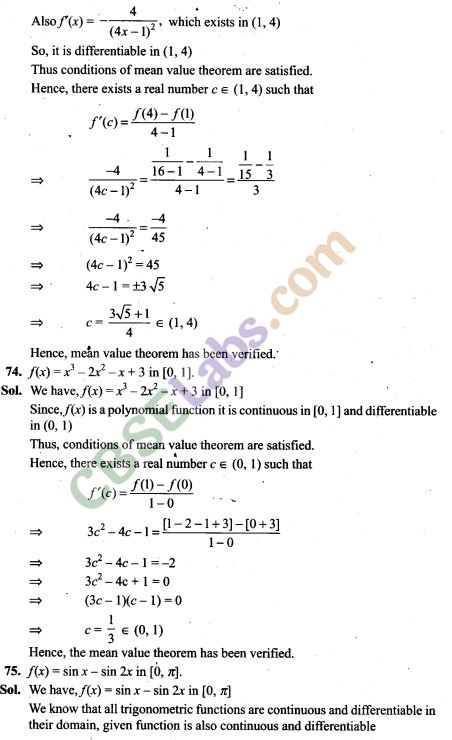 NCERT Exemplar Class 12 Maths Chapter 5 Continuity and Differentiability-5