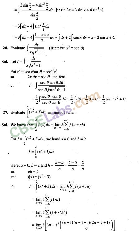 NCERT Exemplar Class 12 Maths Solutions Chapter 7