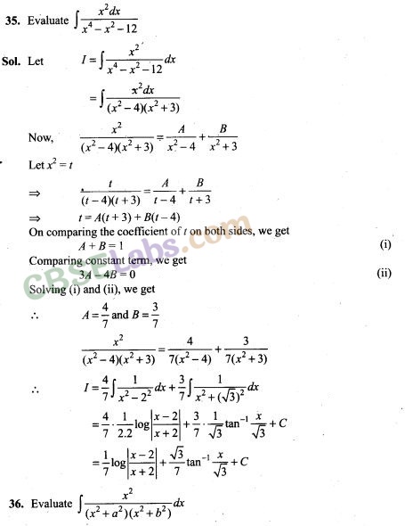 Class 12 Math NCERT Solution Chapter 7