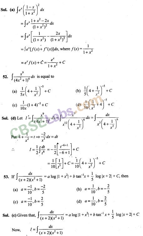 NCERT Exemplar Class 12 Maths Chapter 7 Integrals-3