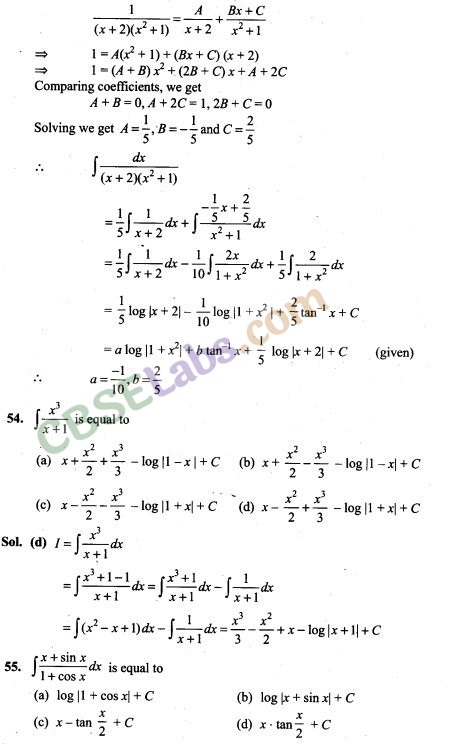 NCERT Exemplar Class 12 Maths Chapter 7 Integrals-4