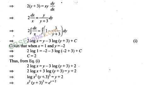 NCERT Exemplar Class 12 Maths Chapter 9 Differential Equations-7