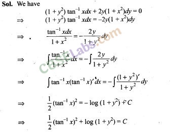 NCERT Exemplar Class 12 Maths Chapter 9 Differential Equations-11