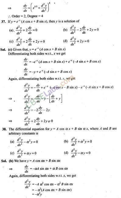 NCERT Exemplar Class 12 Maths Chapter 9 Differential Equations-23