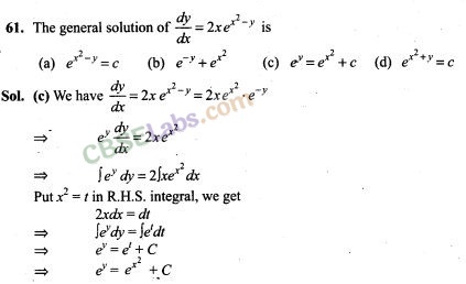 NCERT Exemplar Class 12 Maths Chapter 9 Differential Equations-29