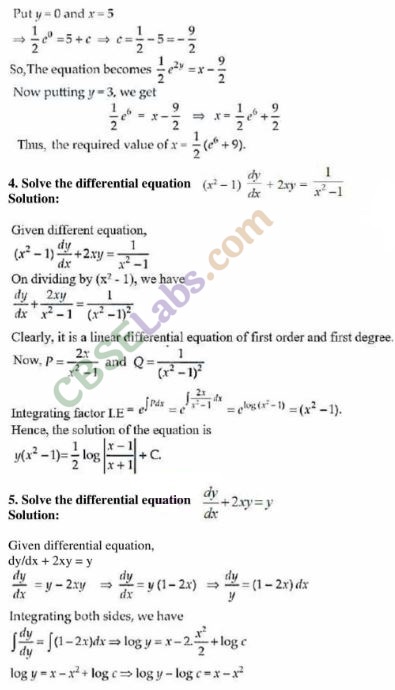NCERT Solutions For Class 12 Maths Chapter 9