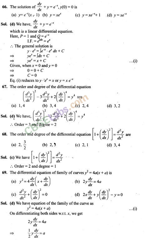 NCERT Exemplar Class 12 Maths Chapter 9 Differential Equations-32