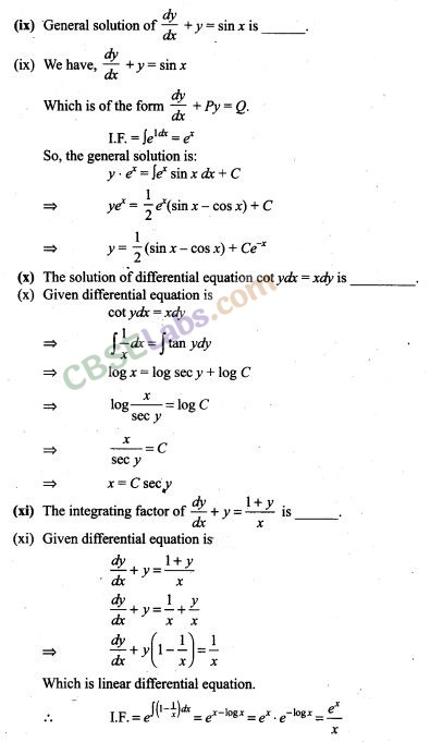NCERT Exemplar Class 12 Maths Chapter 9 Differential Equations-37