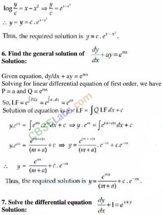 Maths NCERT Solutions Class 12 Chapter 9