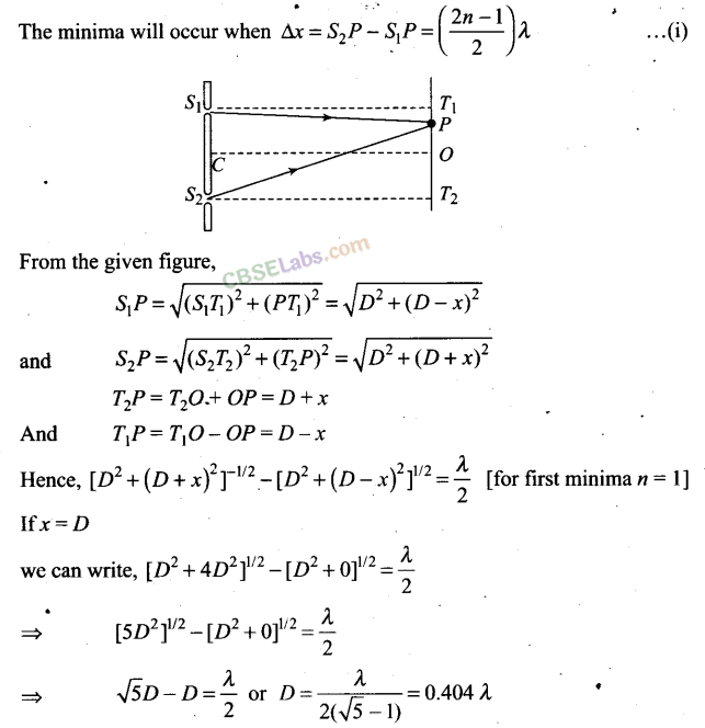 NCERT Exemplar Class 12 Physics Chapter 10 Wave Optics-27