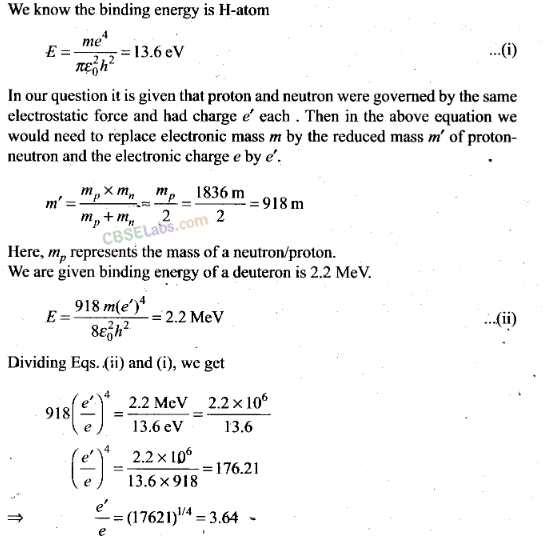 NCERT Exemplar Class 12 Physics Chapter 13 Nuclei-26