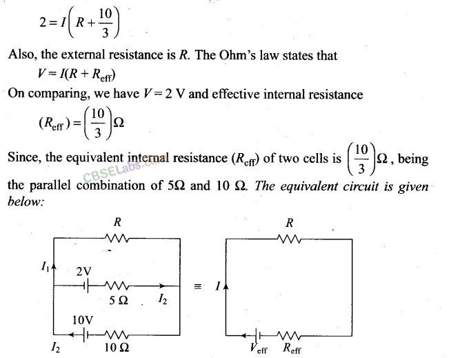 NCERT Exemplar Class 12 Physics Chapter 3 Current Electricity-23