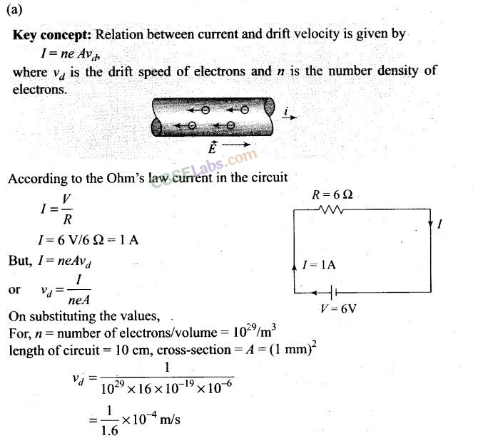 NCERT Exemplar Class 12 Physics Chapter 3 Current Electricity-31