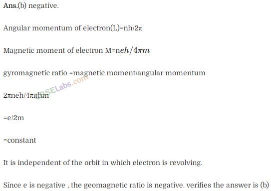 Moving Charges And Magnetism NCERT Exemplar Class 12