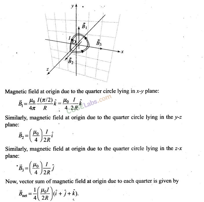 NCERT Exemplar Class 12 Physics Chapter 4 Moving Charges and Magnetism-7