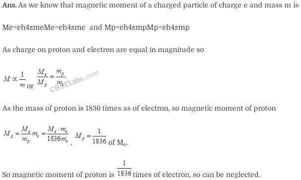 NCERT Exemplar Class 12 Physics Chapter 5 Magnetism and Matter-1