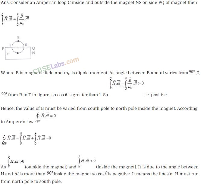 NCERT Exemplar Class 12 Physics Chapter 5 Magnetism and Matter-13